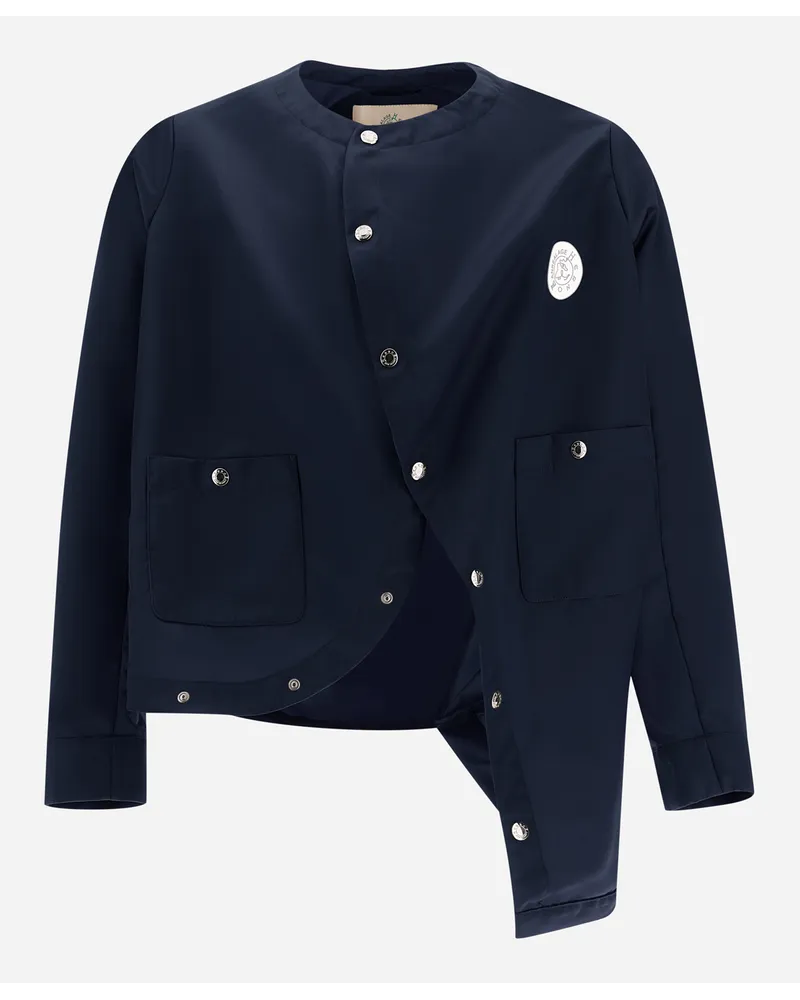 Herno Globe Jacke Aus Shiny Recycled Blau