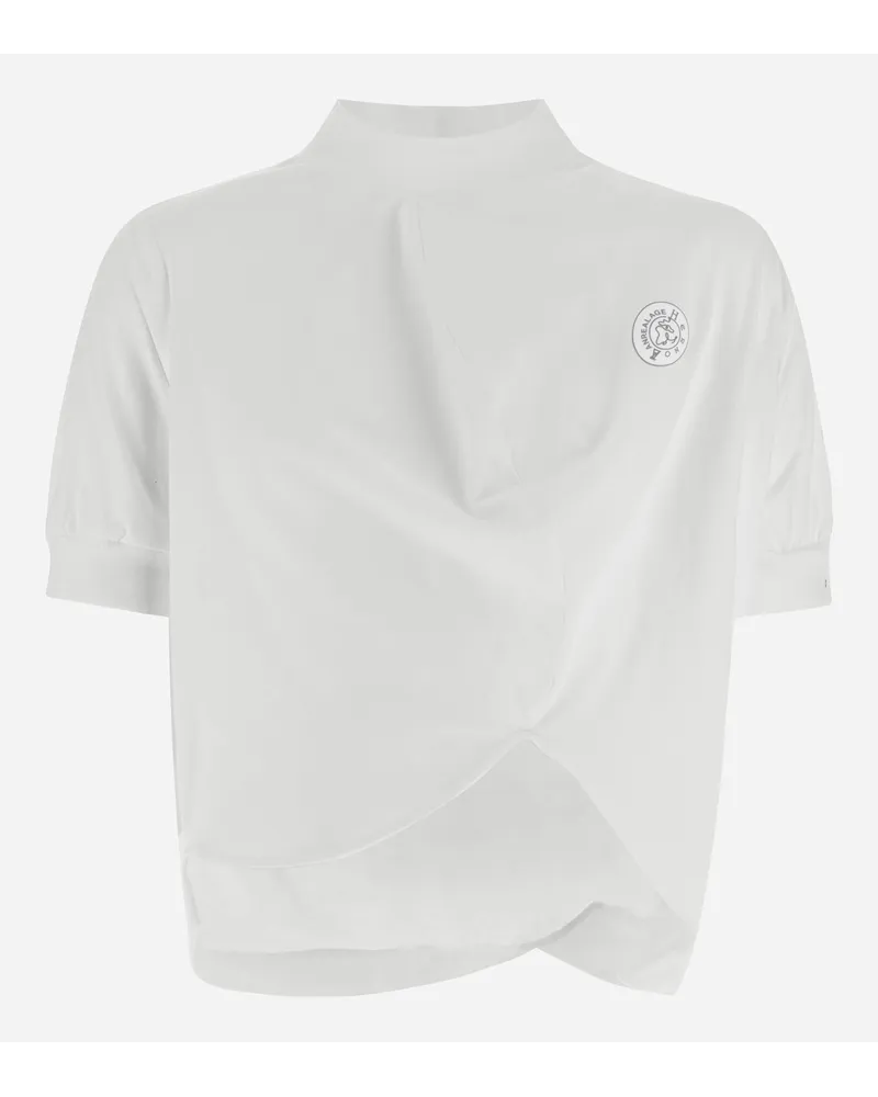 Herno Globe Pullover Aus Eco Jersey Weiß