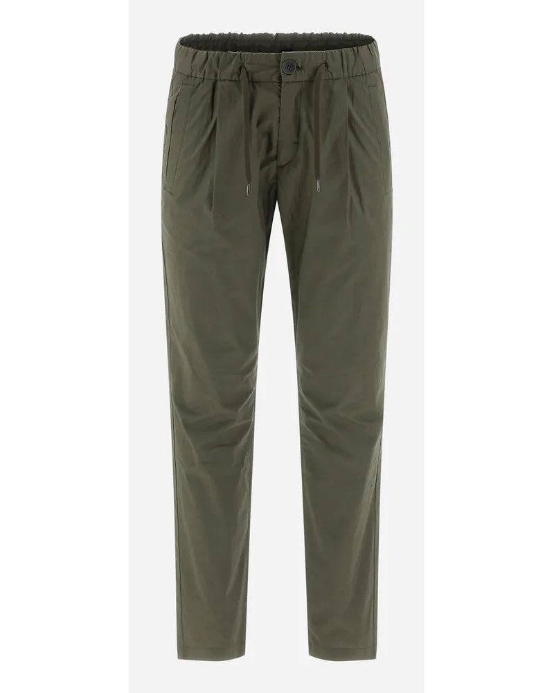 Herno Hose Aus Light Cotton Stretch Military