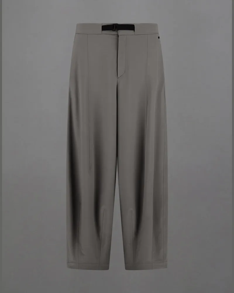 Herno Hose Laminar Aus Mid Season Nylon Grau