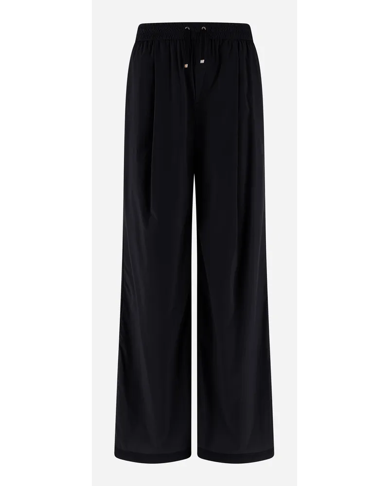 Herno Hose Resort Aus Light Nylon Stretch Schwarz