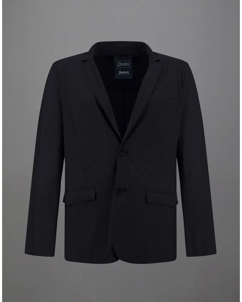 Herno Laminar Blazer Aus Light Matt Schwarz