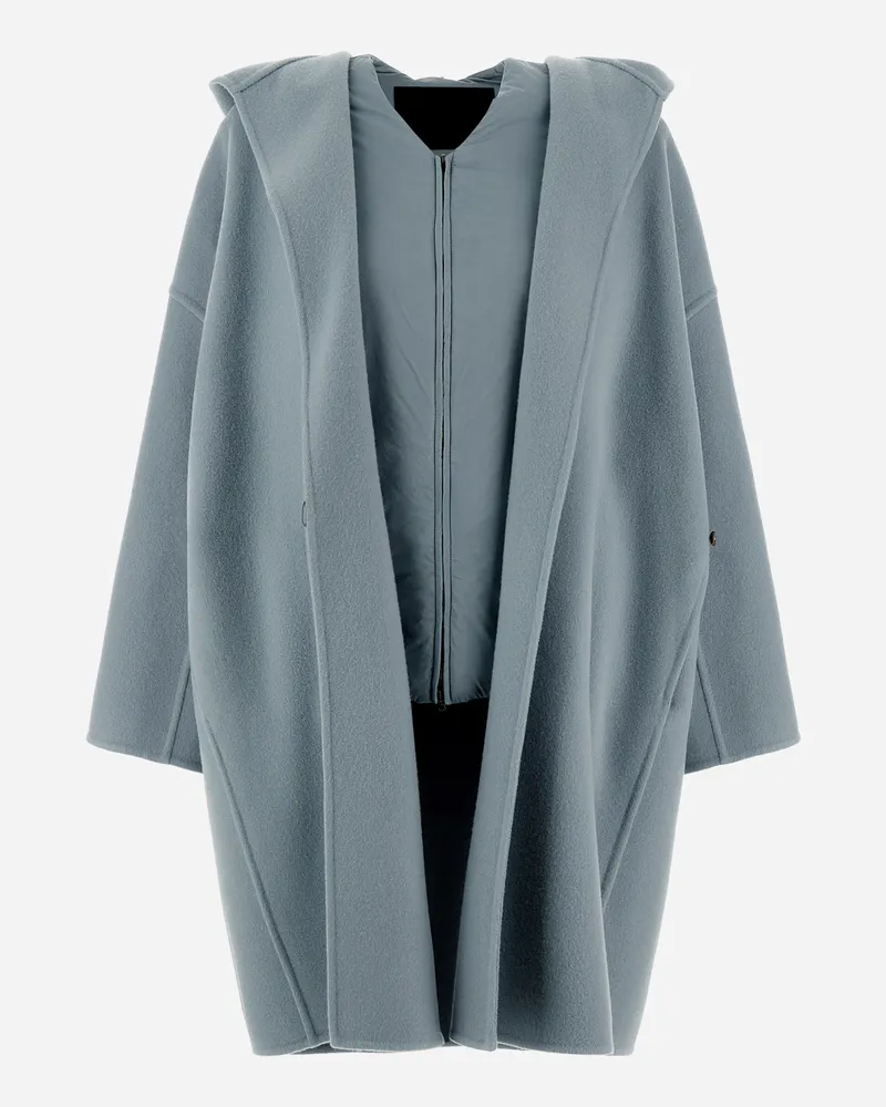 Herno Mantel Aus New Modern Wool Puder