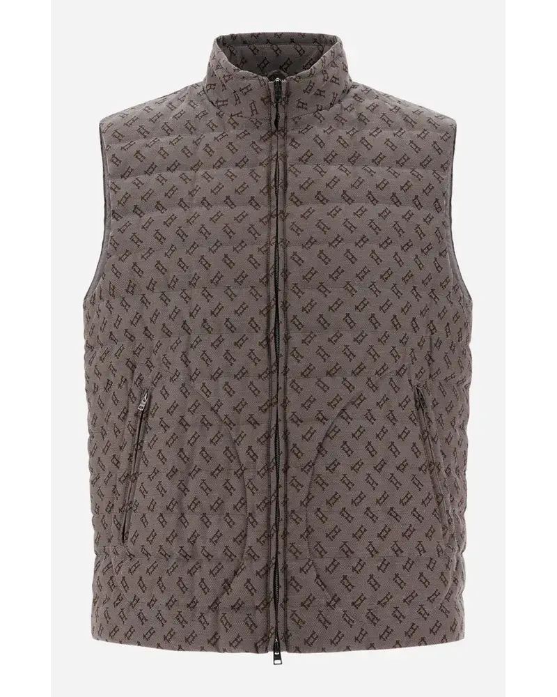 Herno Monogram äRmellose Jacke Dunkles
