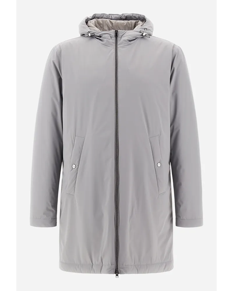 Herno Parka Resort Aus Ponente Hellgrau