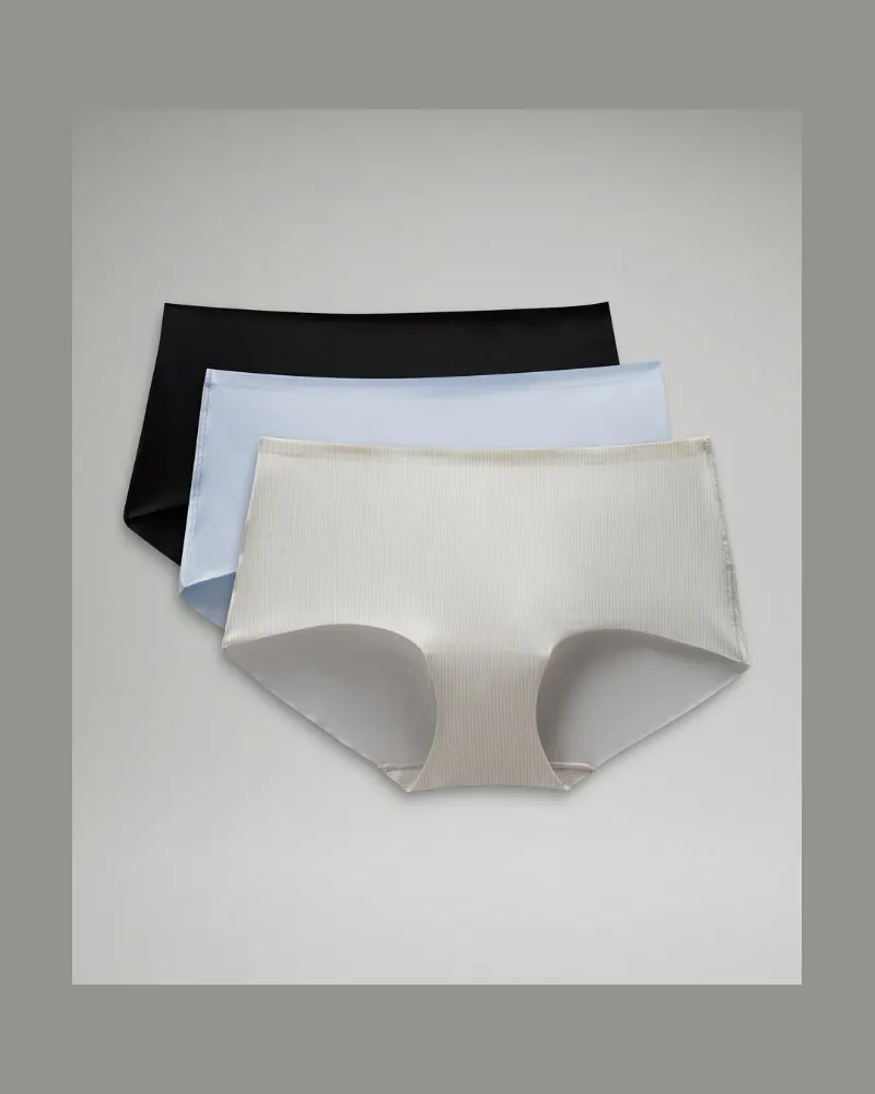 LULULEMON Invisiwear Boyshorts Mit Mittelhohem Bund 3er Pack Jumie