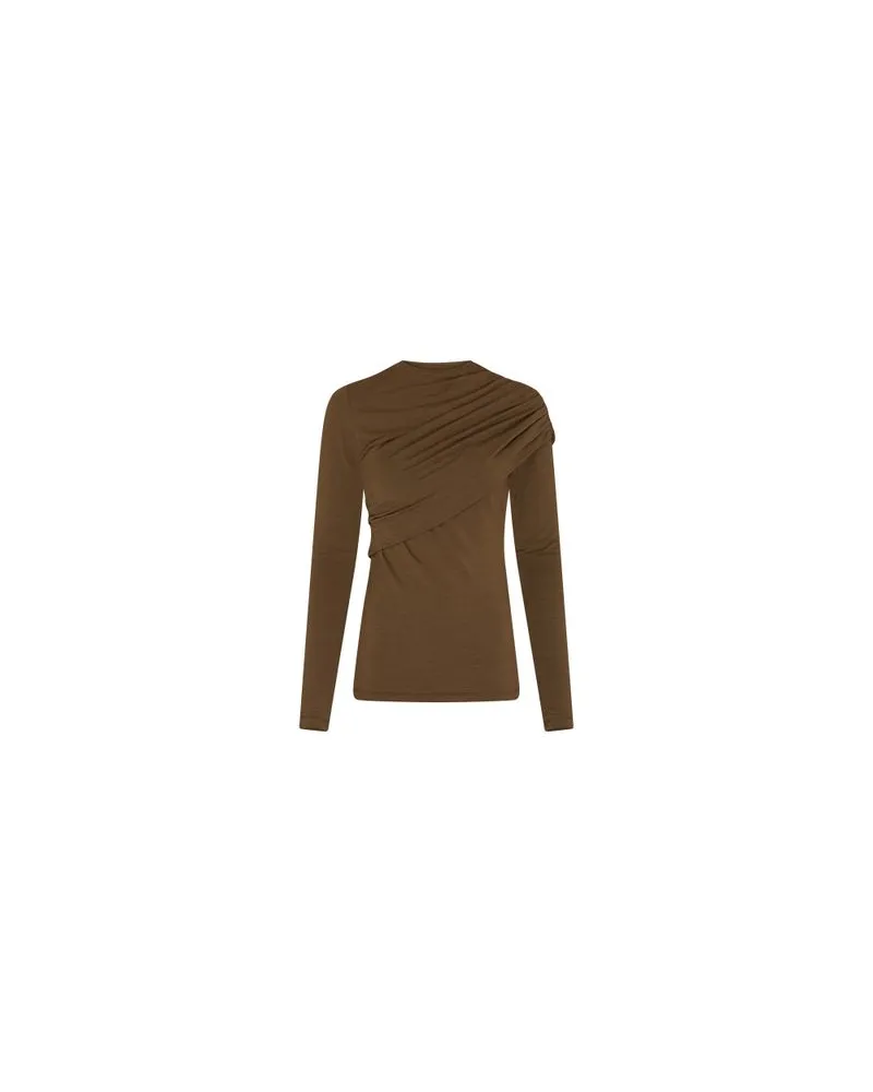 Isabel Marant Langarm Top Asna Metallized