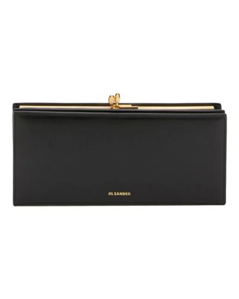 Jil Sander Goji Portemonnaie Mittel Black