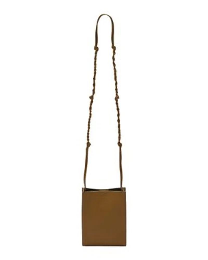 Jil Sander Kleine Schultertasche Tangle Brown