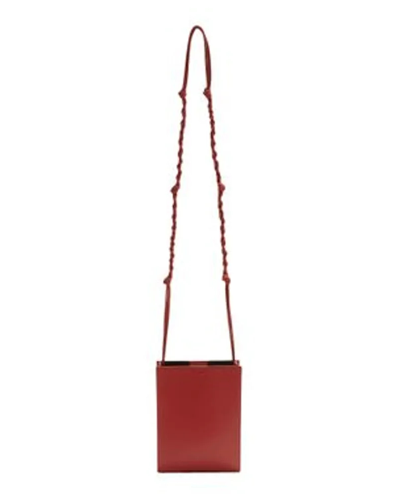 Jil Sander Kleine Schultertasche Tangle Brown