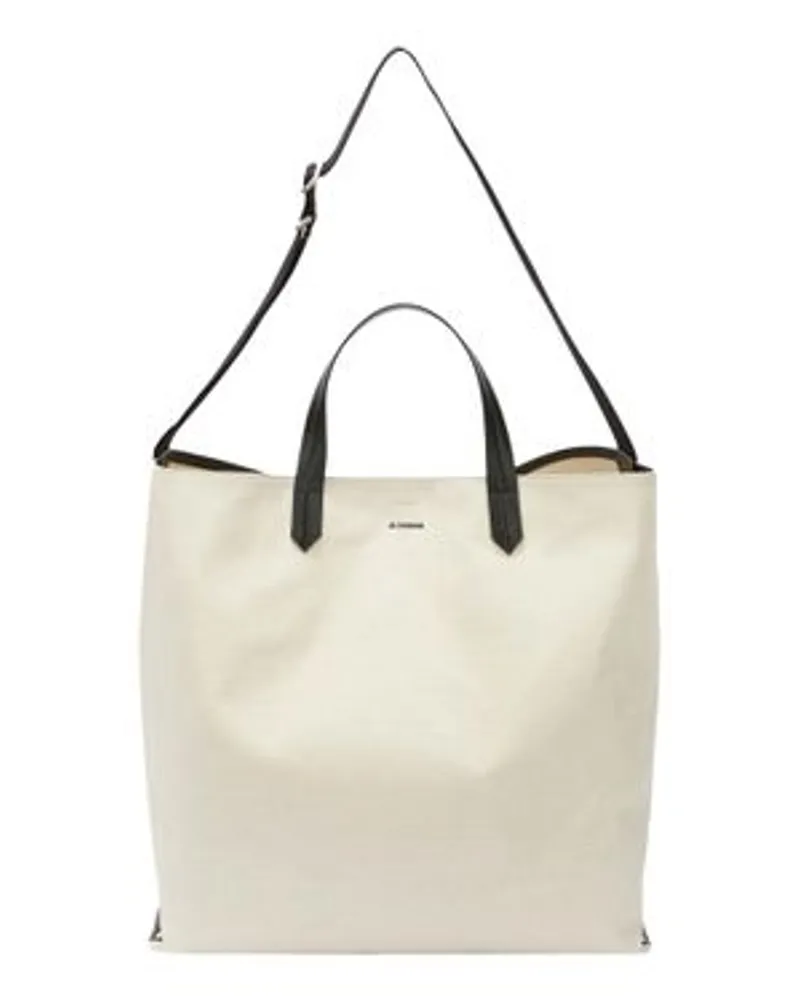 Jil Sander MittelgroßE Tote Bag White