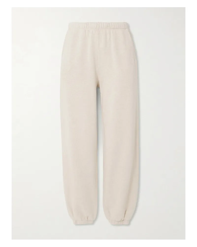 The Elder Statesman Jogginghose Aus Einer Baumwoll Kaschmirmischung Neutral