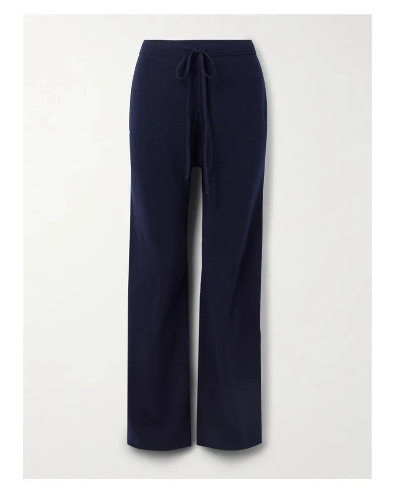 Maison Margiela Jogginghose Aus Einer Woll Kaschmirmischung Blau