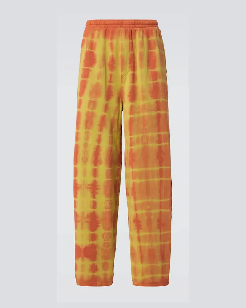 The Elder Statesman Jogginghose Daily Zuzu Dye Aus Baumwolle Und Kaschmir Multicolor