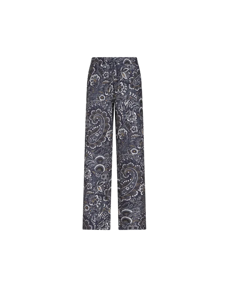 Etro Jogginghose Mit Floralem Paisleymuster Navyblau