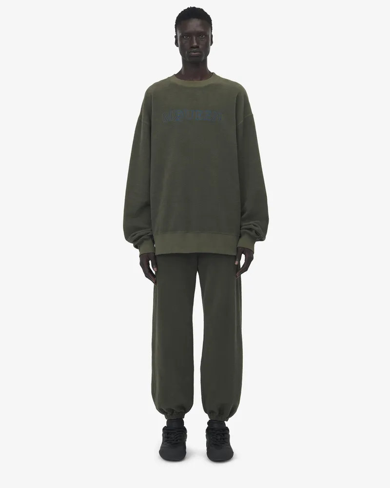 Alexander McQueen Jogginghose Mit Mcqueen Logo GrüN