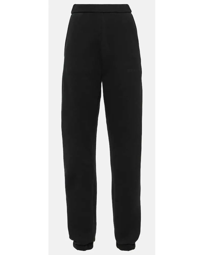 ATTICO Jogginghose Penny Aus Baumwoll Jersey Schwarz