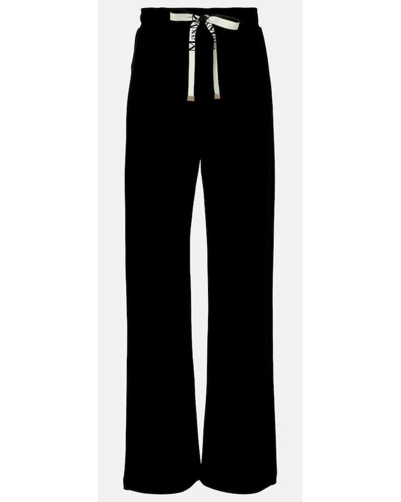 Max Mara Jogginghose Potenza Aus Einem Baumwollgemisch Schwarz