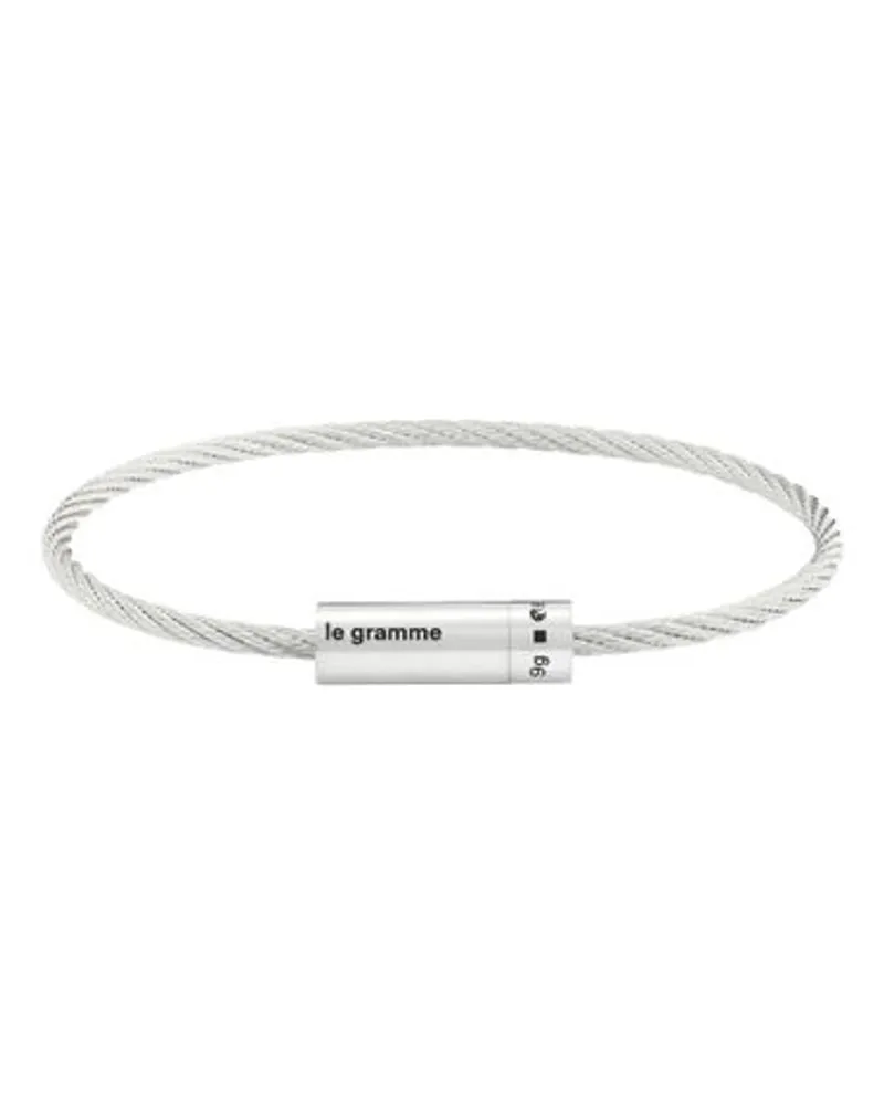 Le Gramme Kabelarmband Le 9g Silber 925 Glatt Poliert Silver
