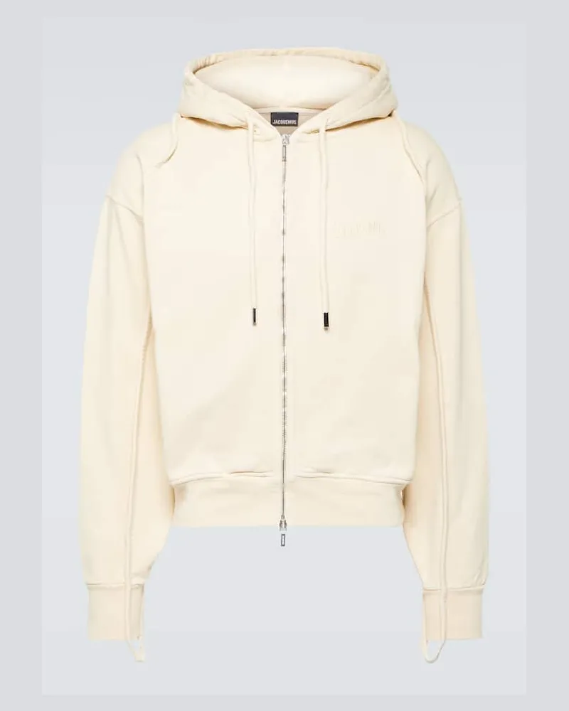 Jacquemus Kapuzenjacke Le Sweater Camargue Zippe Beige