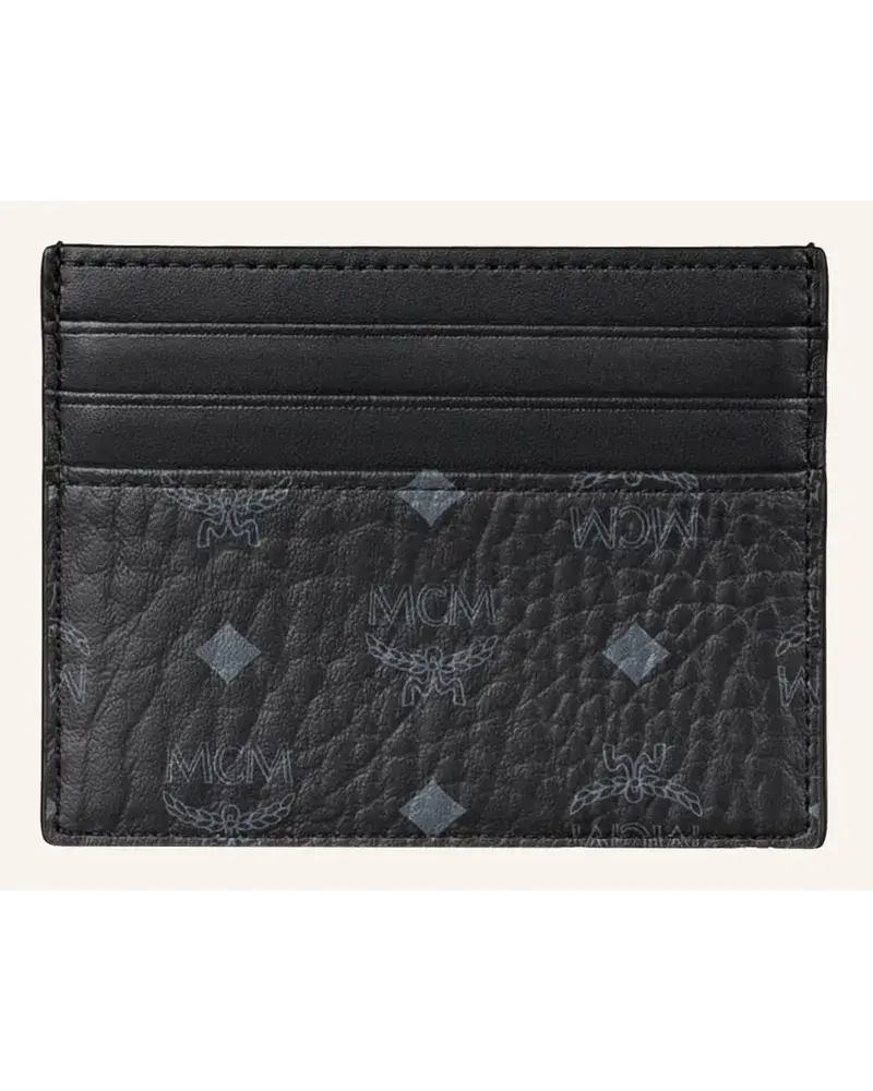 MCM Kartenetui Visetos Original Mit Geldklammer Schwarz
