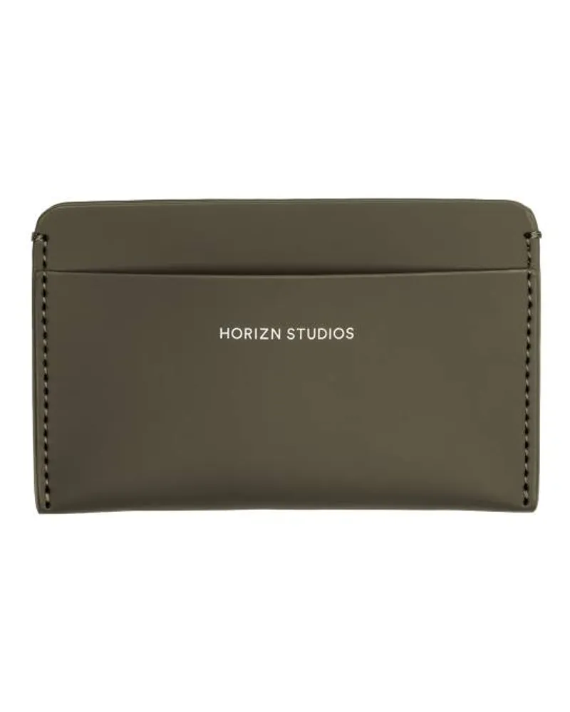HORIZN STUDIOS Kreditkartenetuis | Cardholder In Dark Olive Vegan