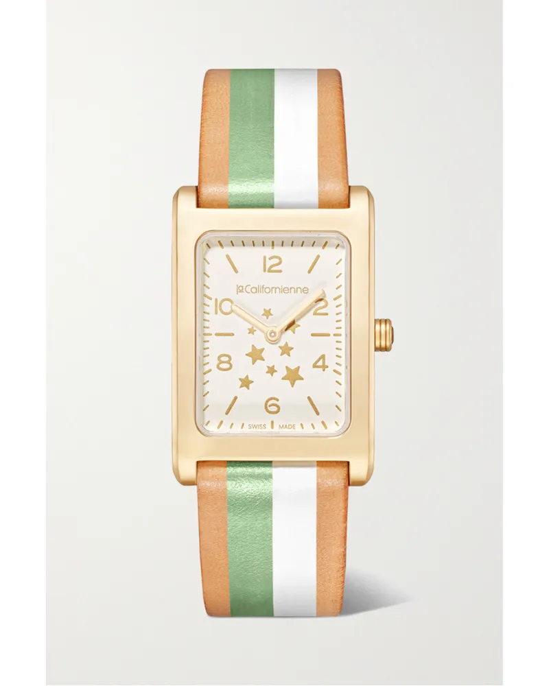 laCalifornienne Daybreak 24 Mm Vergoldete Uhr Pink