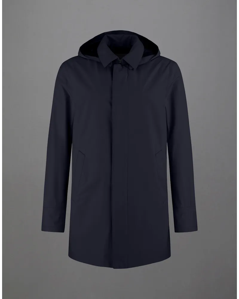 Herno Laminar Regenmantel Aus Gore Tex Paclite Blau