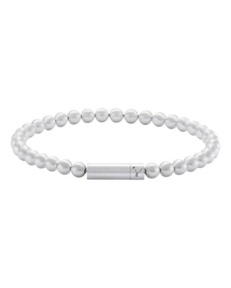 Le Gramme Armband 25g Mit Perlen Silver