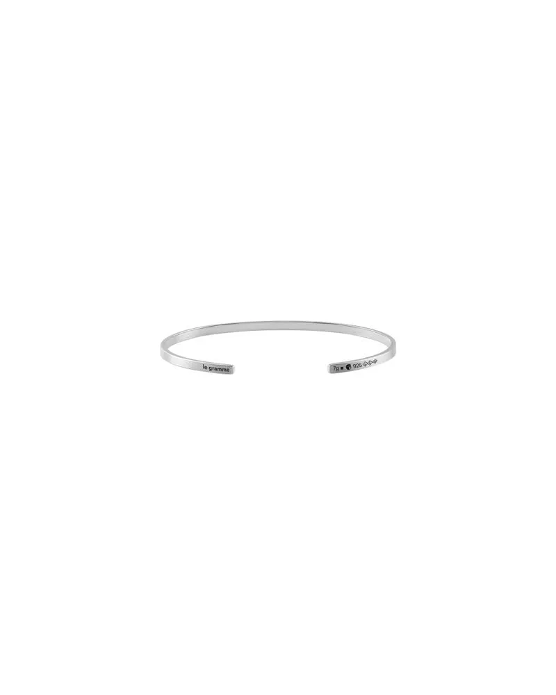 Le Gramme Armband Silver