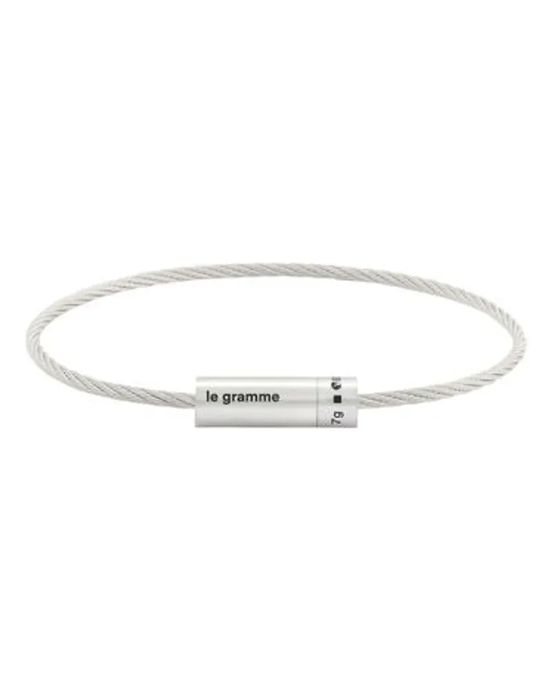 Le Gramme Kabelarmband Le 7 G Silver
