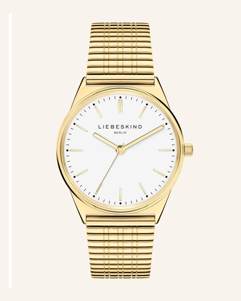 Liebeskind Armbanduhr Aus Edelstahl Gold