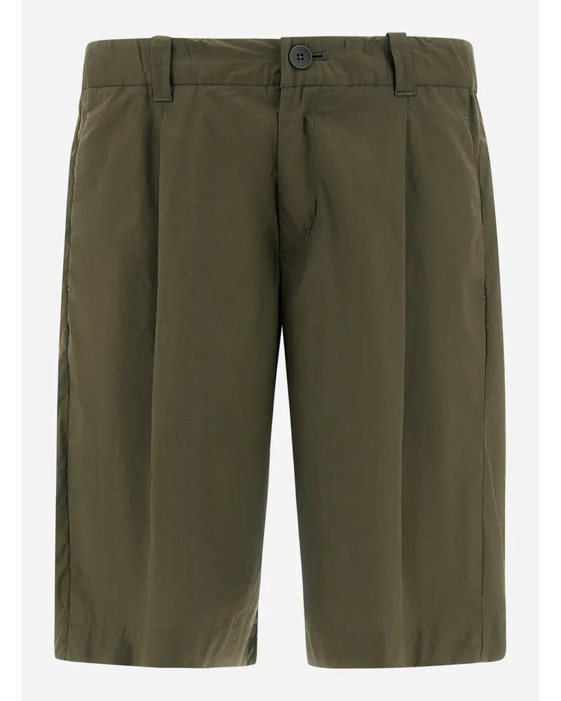 Herno Light Cotton Stretch Und Ultralight Crease Hose Military