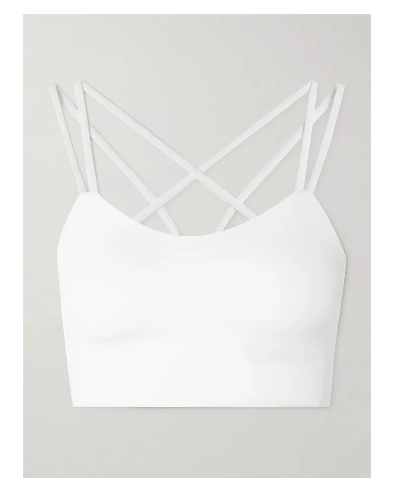 LULULEMON Like A Cloud B/C Sport Bh Aus Stretch Material Weiß