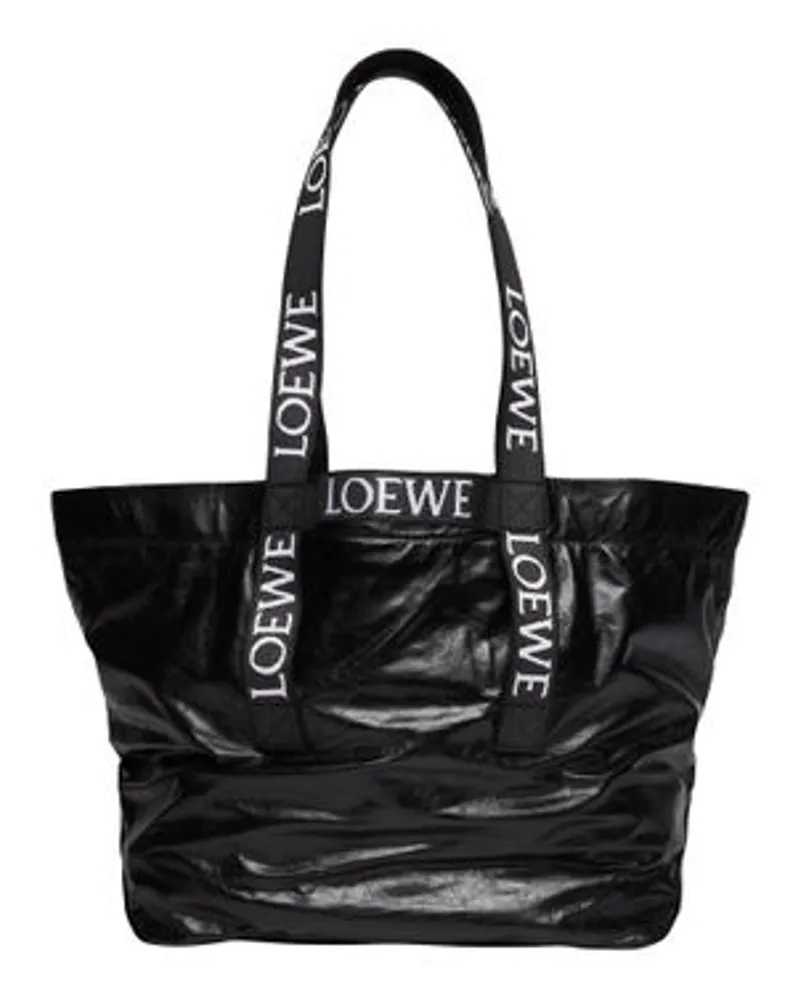 Loewe Fold Shopper Black