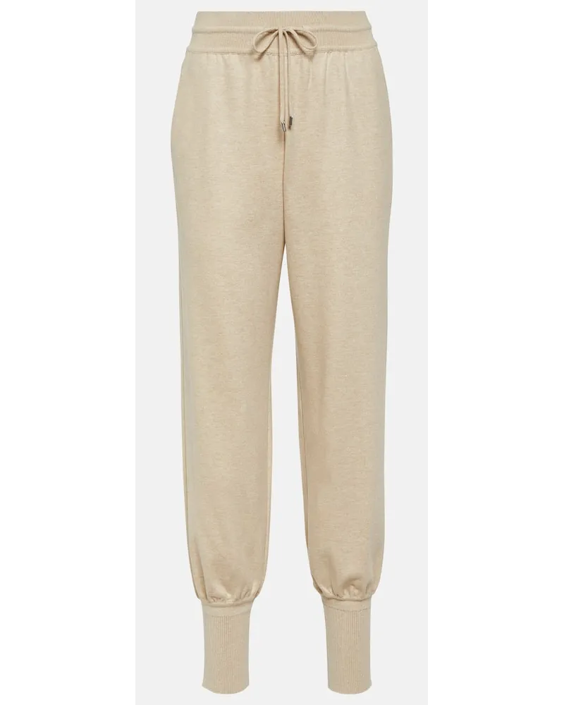 Loro Piana Jogginghose Aus Kaschmir Beige