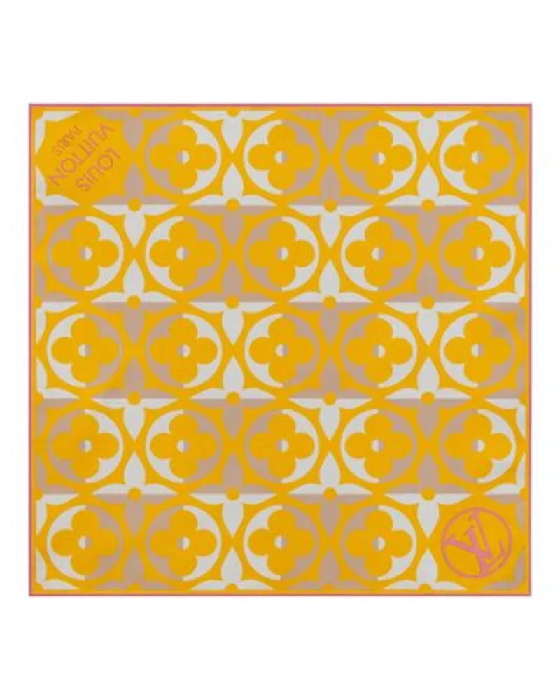 Louis Vuitton Chequer Gram Carré 45 Yellow