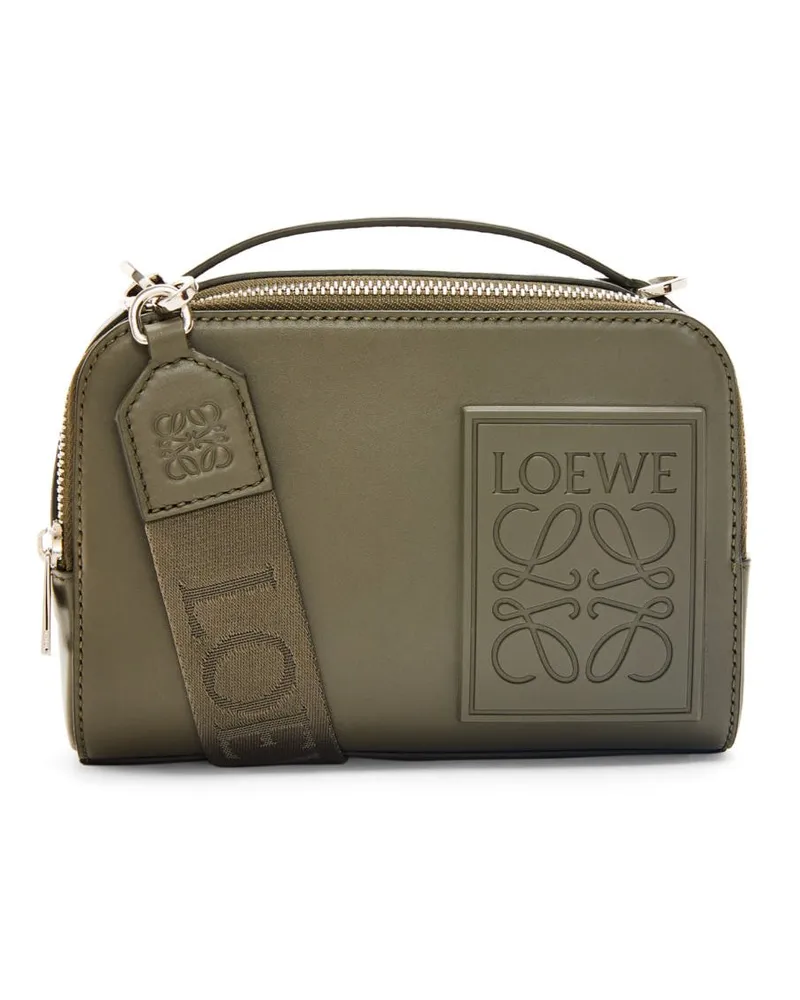 Loewe Luxury Mini Camera Crossbody Bag In Satin Calfskin Khaki