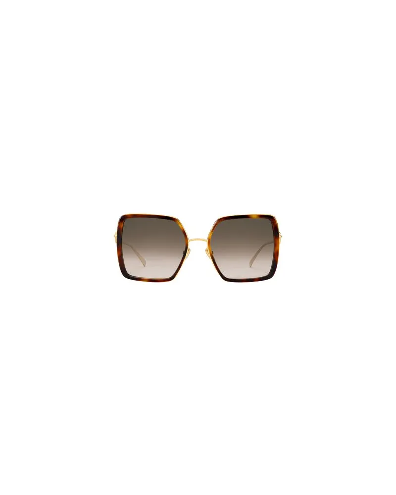 Louis Vuitton Lv Link One Square Sonnenbrille Brown