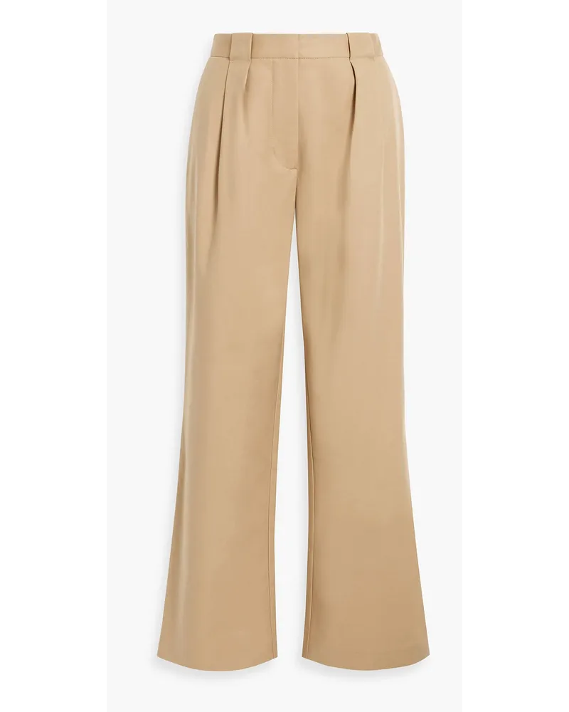 Iris & Ink Lydia Hose Mit Weitem Bein Aus Einer Biobaumwollmischung Neutral