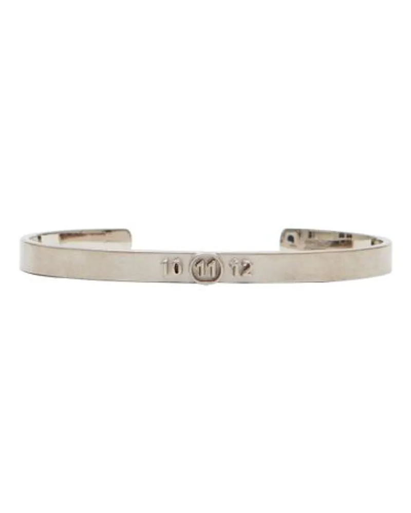 Maison Margiela Armband Mit Logo Grey