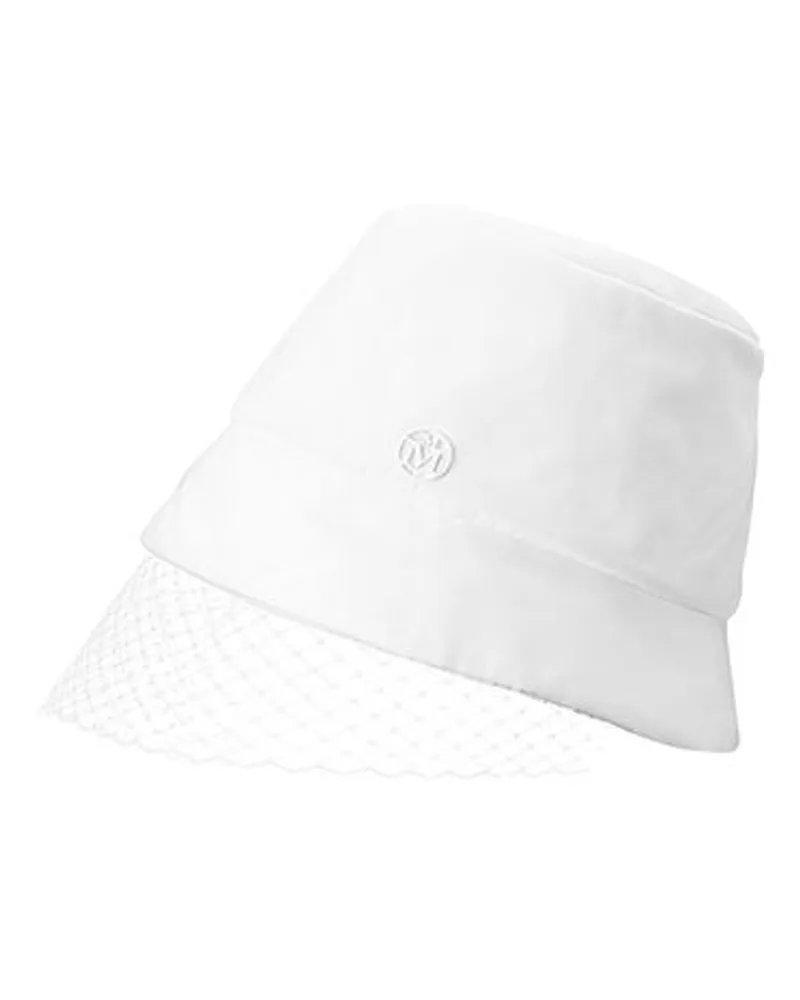 Maison Michel Bucket Hat Souna White
