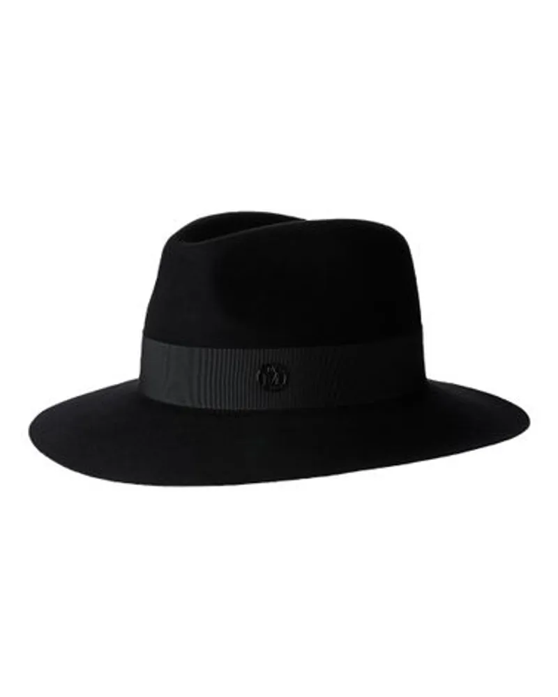 Maison Michel Fedora Hut Henrietta Black