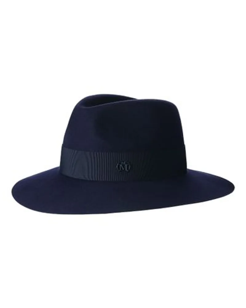 Maison Michel Fedora Hut Henrietta Navy