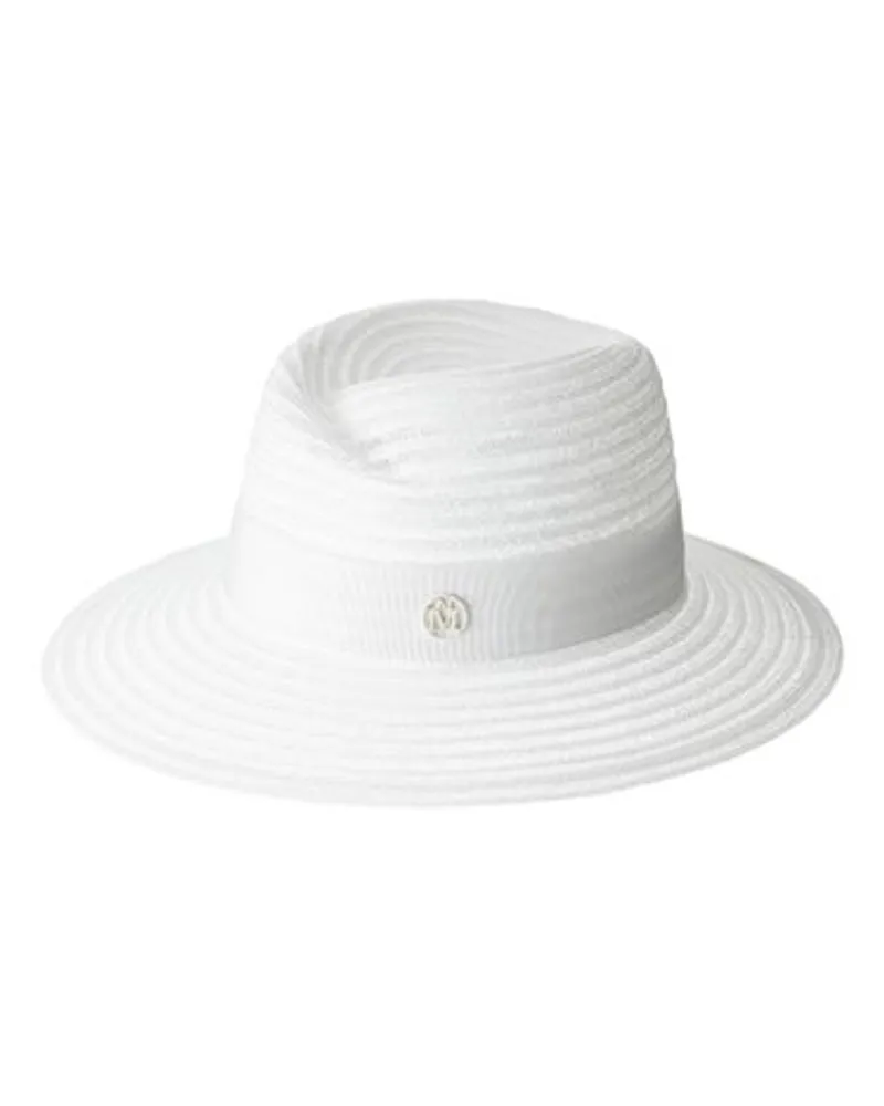 Maison Michel Fedora Hut Virginie White
