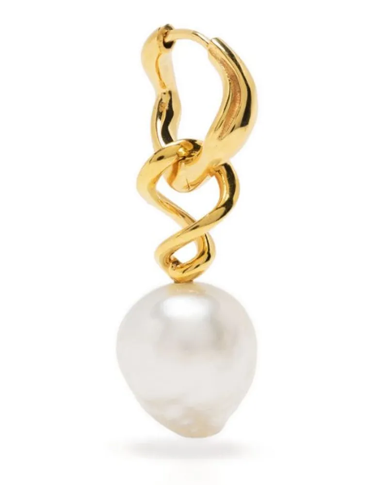 Maria Black Vergoldeter Anila Perlenohrring Gold