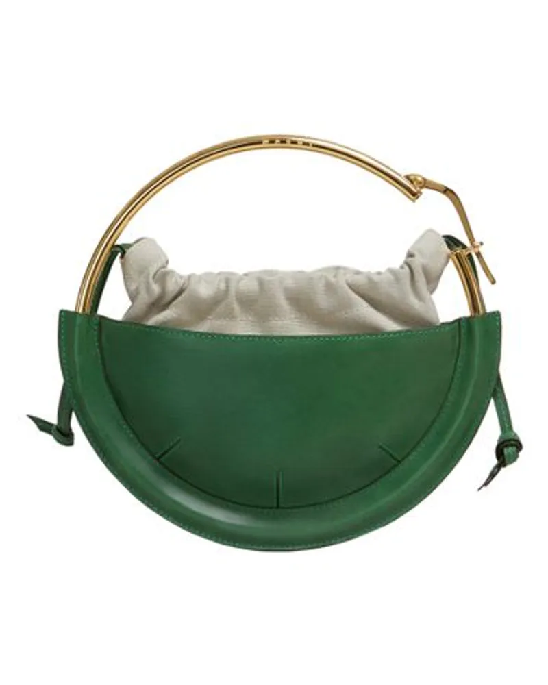 Marni HalbmondföRmige Hobo Tasche Green