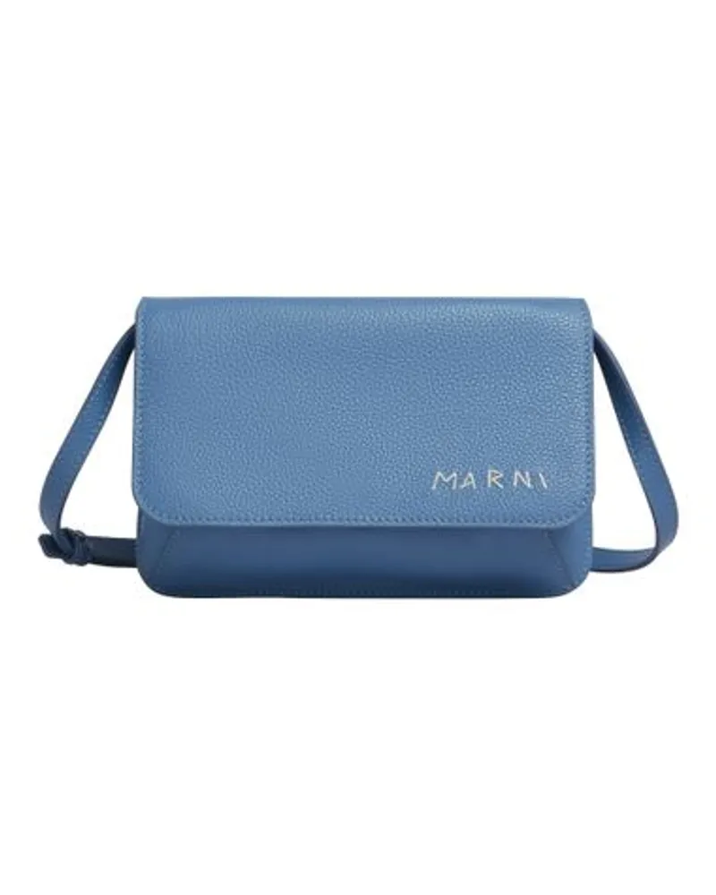 Marni UmhäNgetasche Pouch Blue