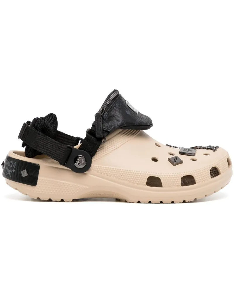 MCM X Crocs Classic Clogs Braun