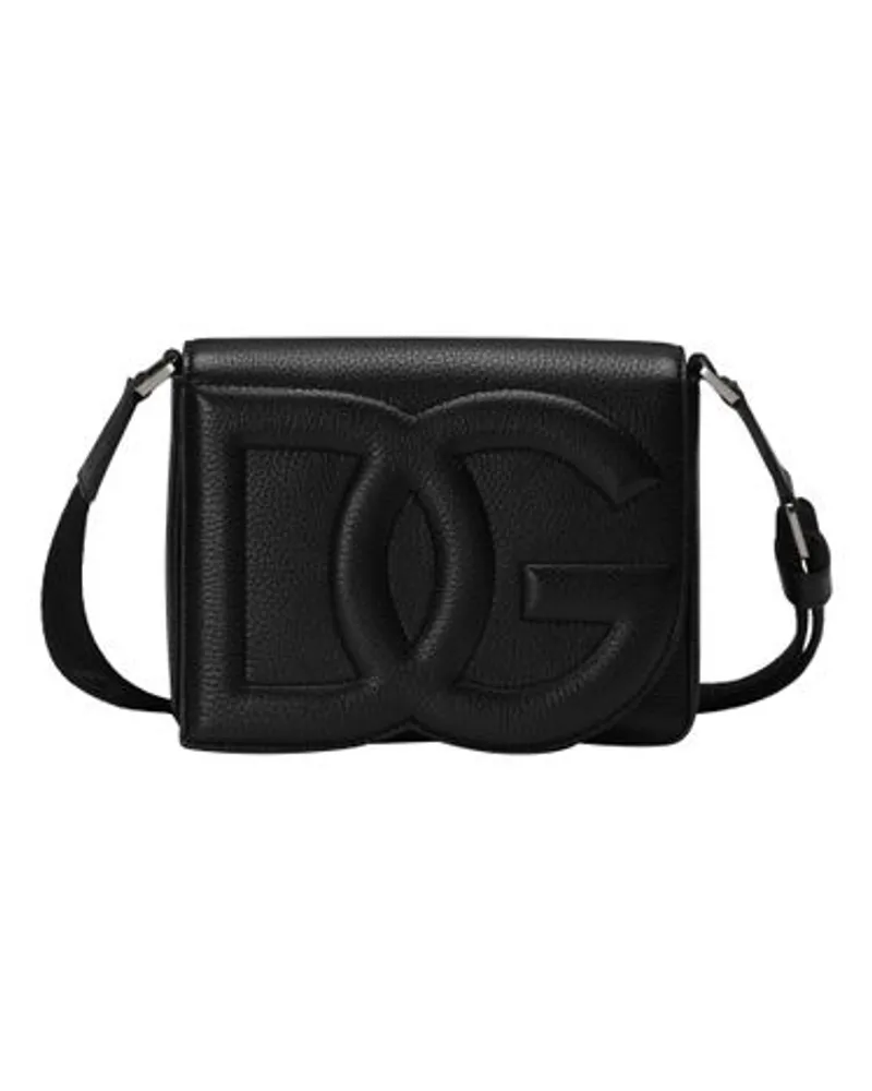 Dolce & Gabbana MittelgroßE UmhäNgetasche Dg Logo Bag Black